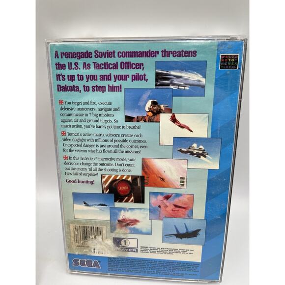 Tomcat Alley Sega CD Video Game Complete With Manual - Tested - Picture 2 of 9